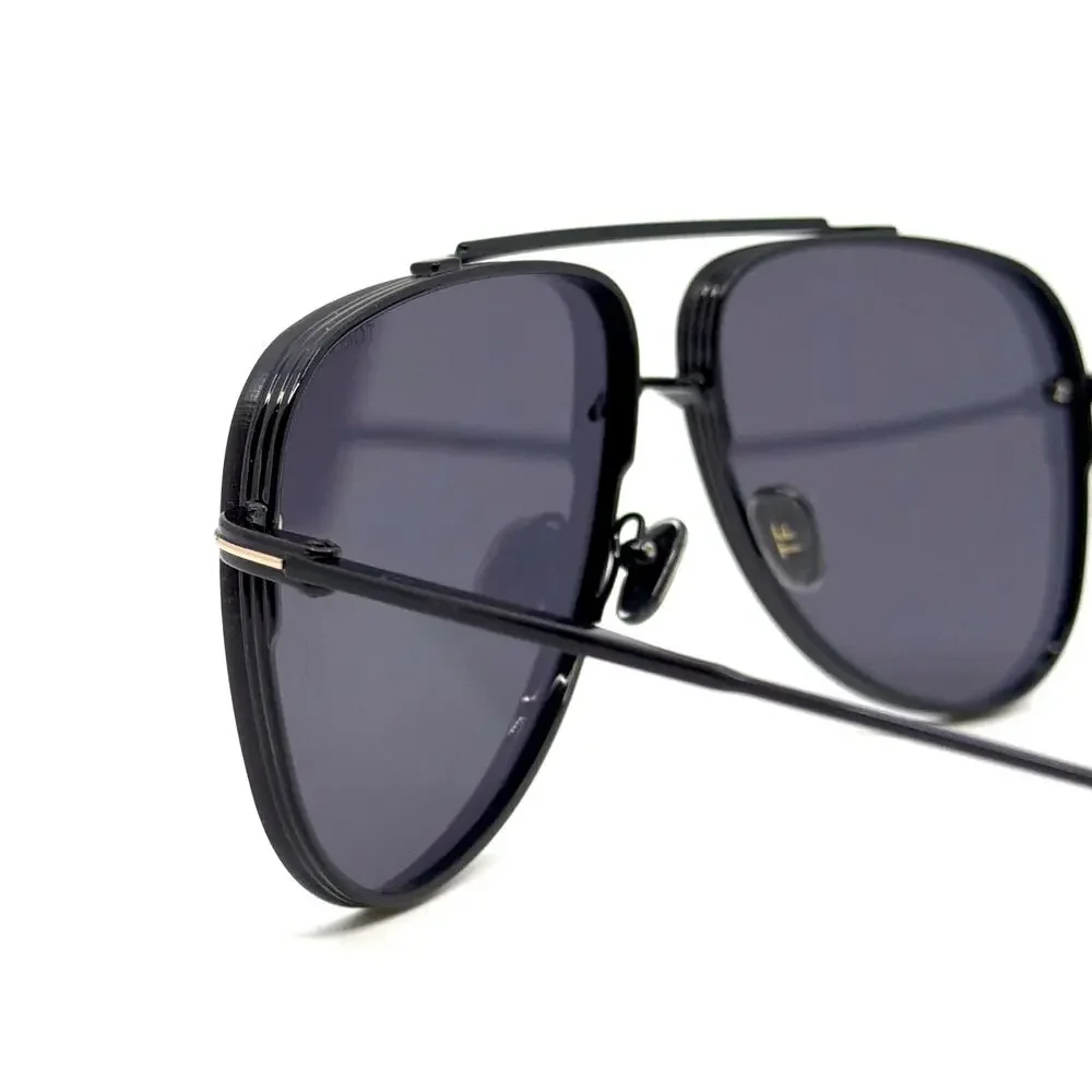 New, TOM FORD Leon Sunglasses TF1071 01A Authentic